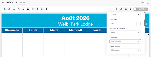 Language Setting