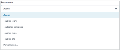 Recuranc options